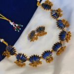 Blue Lotus Necklace set