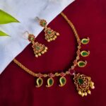 Pastel Greenstone Maanga Necklace set