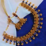Antique Blue Palakka Necklace set
